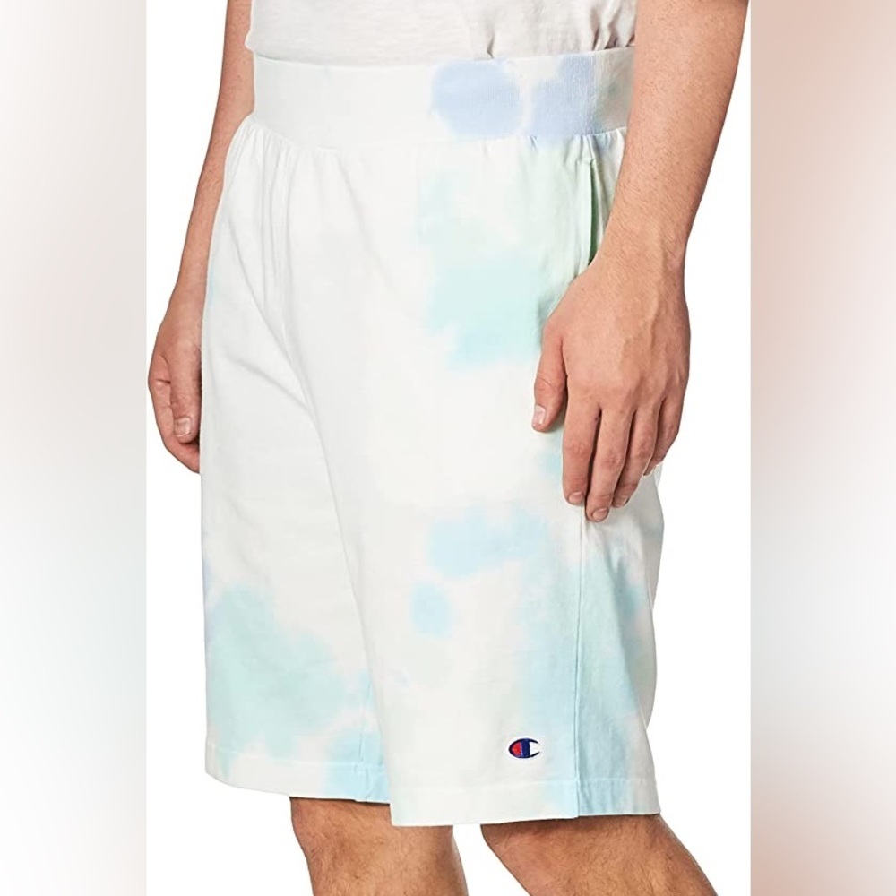 CHAMPION Men's Cloud Dye Jersey Short Size L Iced Green Tea